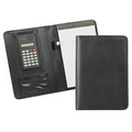 Jr. Size Leatherette Padfolio w/ Calculator